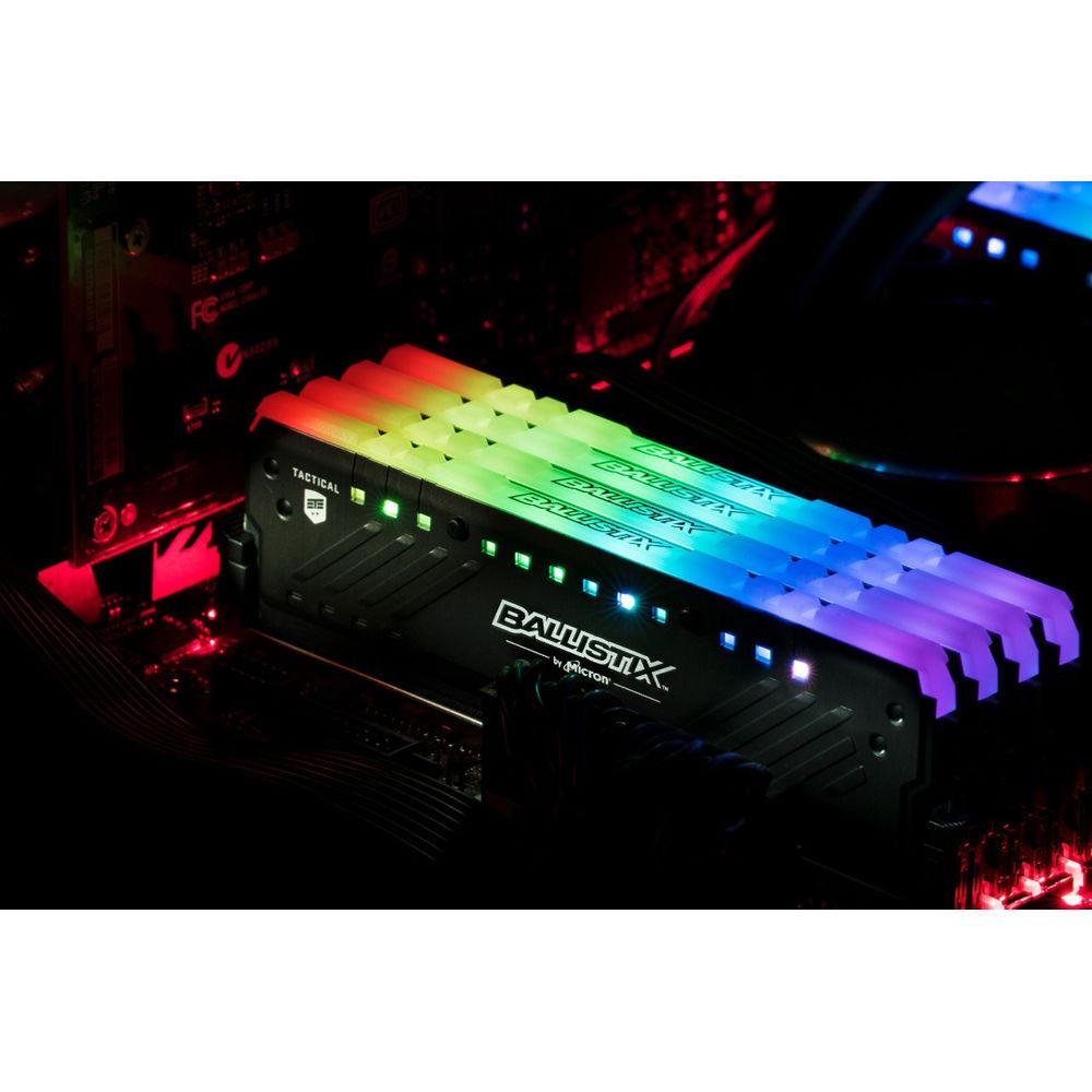 Ballistix 16GB Ballistix Tactical Tracer RGB DDR4 2666 MHz SR UDIMM Memory Kit