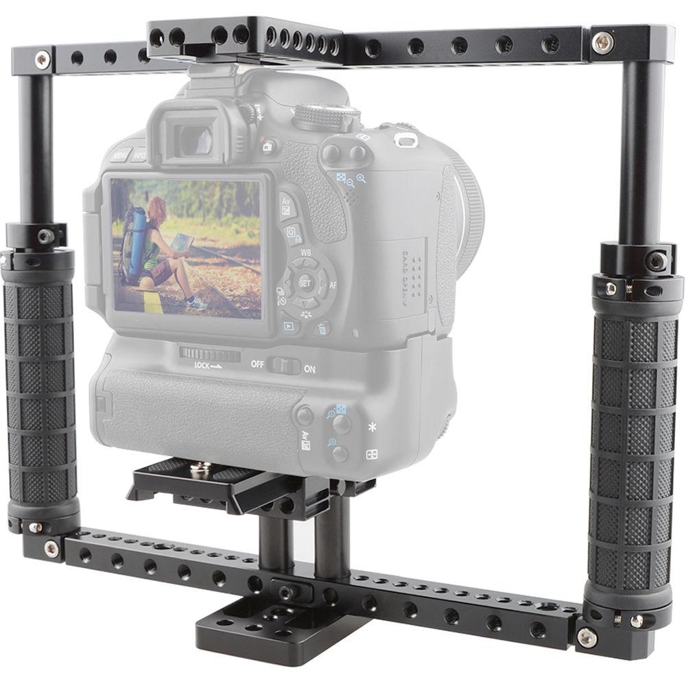 CAMVATE Adjustable Universal Camera Cage with Quick Release Baseplate
