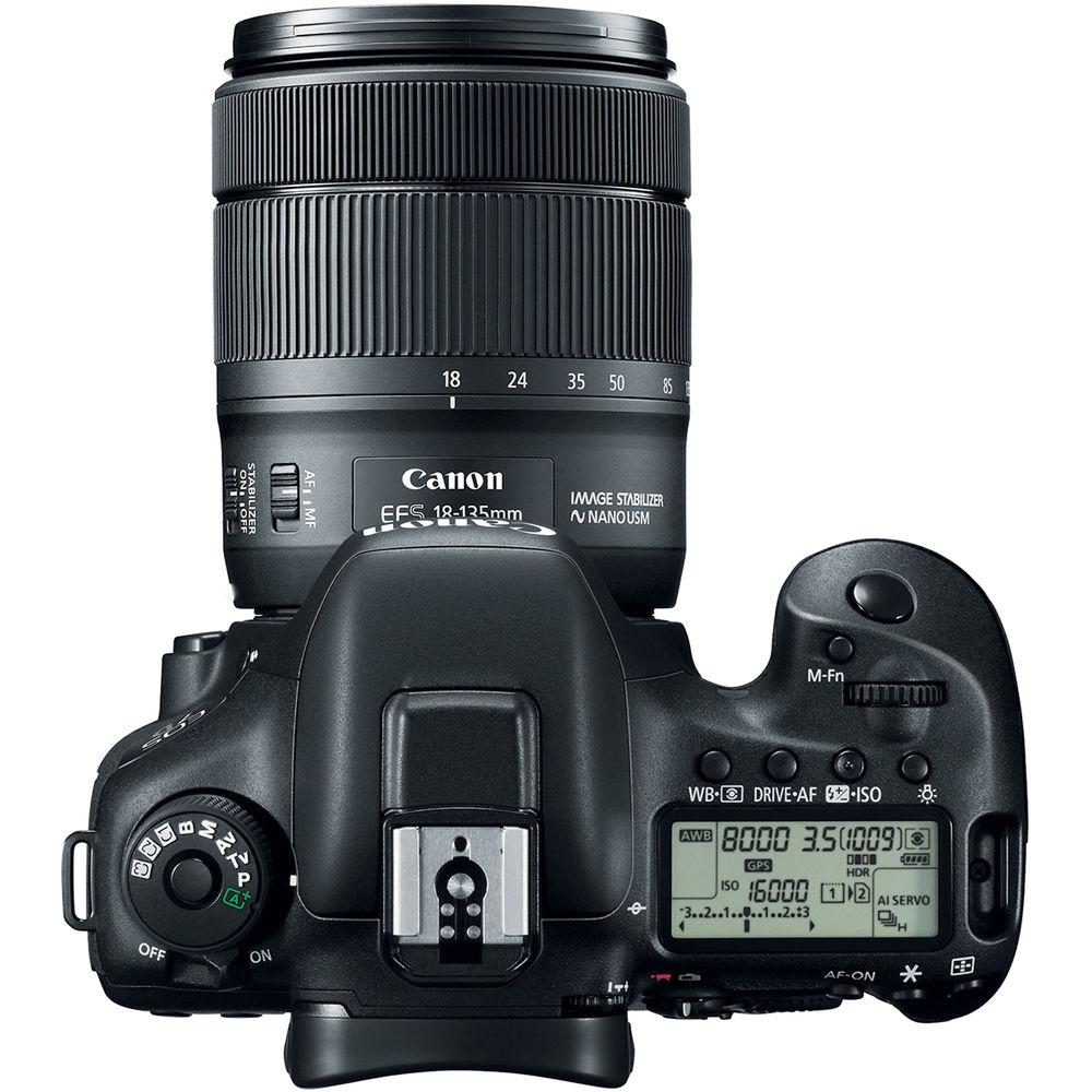 Canon EOS 7D Mark II DSLR Camera with 18-135mm f 3.5-5.6 IS USM Lens & W-E1 Wi-Fi Adapter