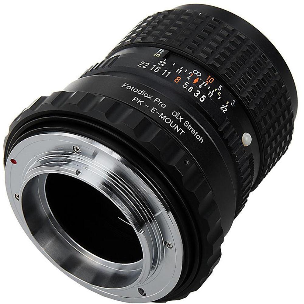 FotodioX Pentax K Lens to Sony E-Mount DLX Stretch Adapter