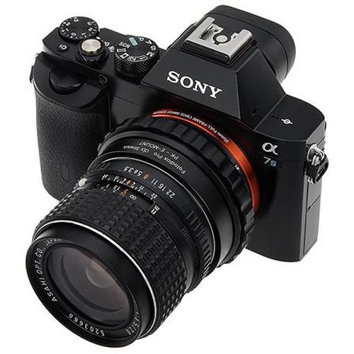 FotodioX Pentax K Lens to Sony E-Mount DLX Stretch Adapter