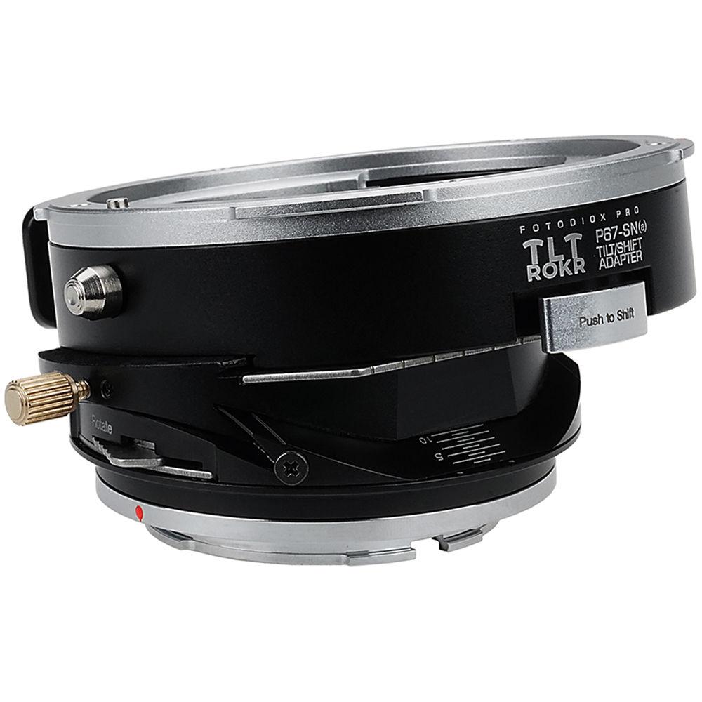 FotodioX Pro TLT ROKR Tilt Shift Adapter for Pentax 67 Lens to Sony A-Mount Camera