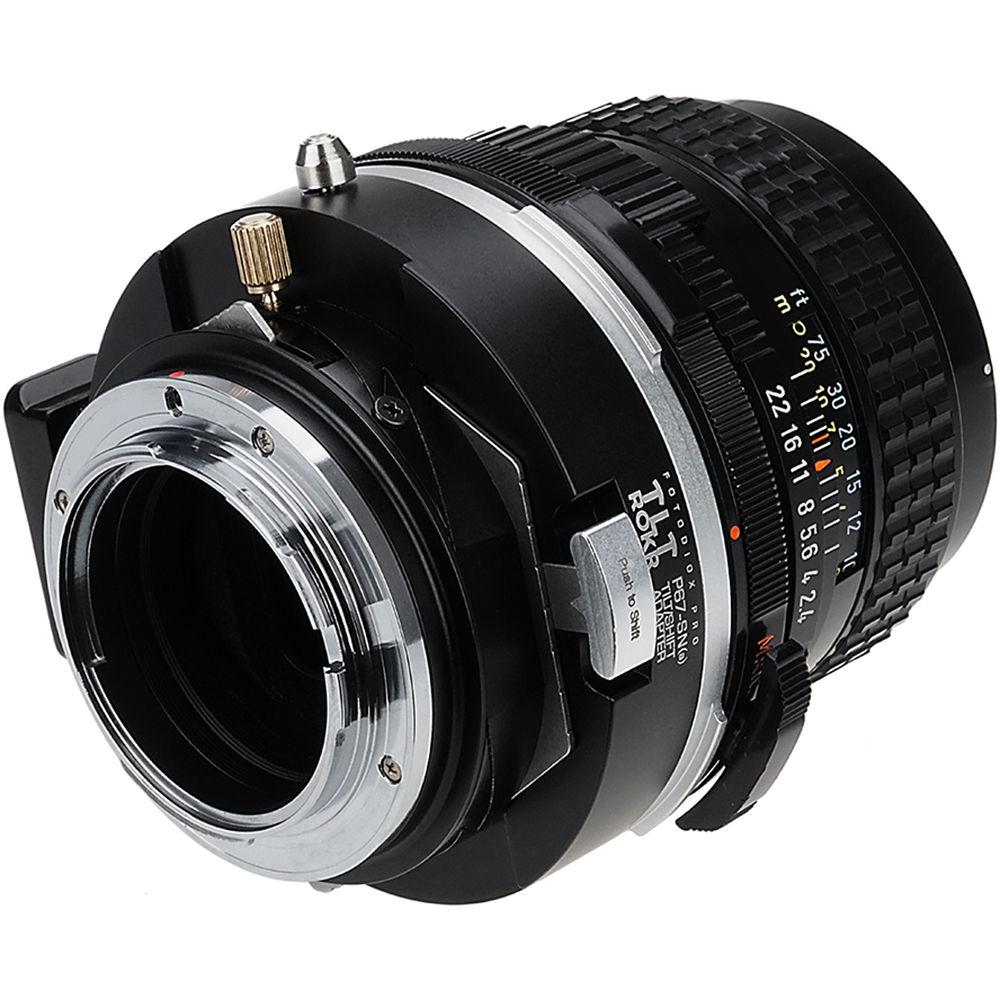 FotodioX Pro TLT ROKR Tilt Shift Adapter for Pentax 67 Lens to Sony A-Mount Camera