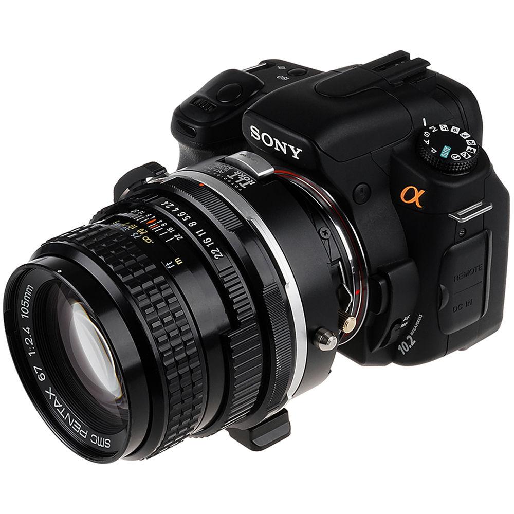 FotodioX Pro TLT ROKR Tilt Shift Adapter for Pentax 67 Lens to Sony A-Mount Camera