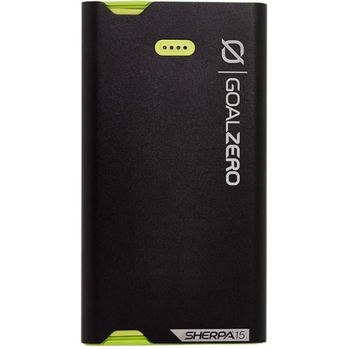 GOAL ZERO Sherpa 15 Power Bank Micro-USB & Lightning Connector