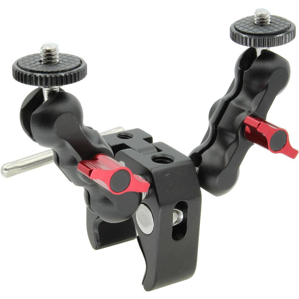 GyroVu Clamp Mount with Dual Mini 360° Swivel 1 4"-20 Mount