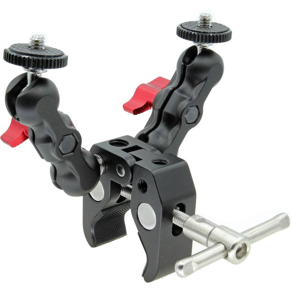 GyroVu Clamp Mount with Dual Mini 360° Swivel 1 4"-20 Mount