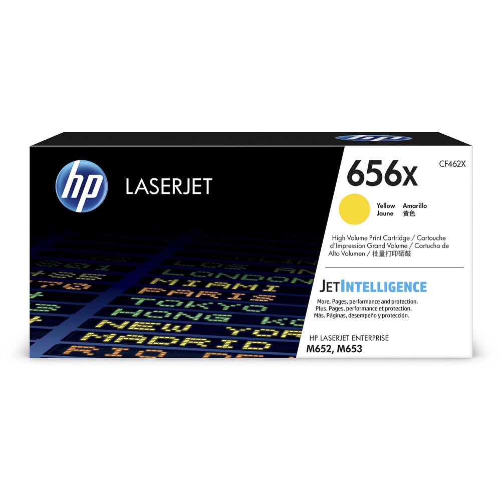 HP 656X High Yield LaserJet Enterprise Yellow Toner Cartridge