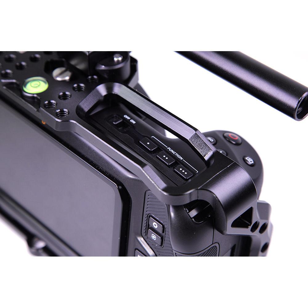 LanParte BMPCC4K Blackmagic Design Pocket Cinema Camera 4K Full Cage with Free Samsung SSD-T5 Clamp