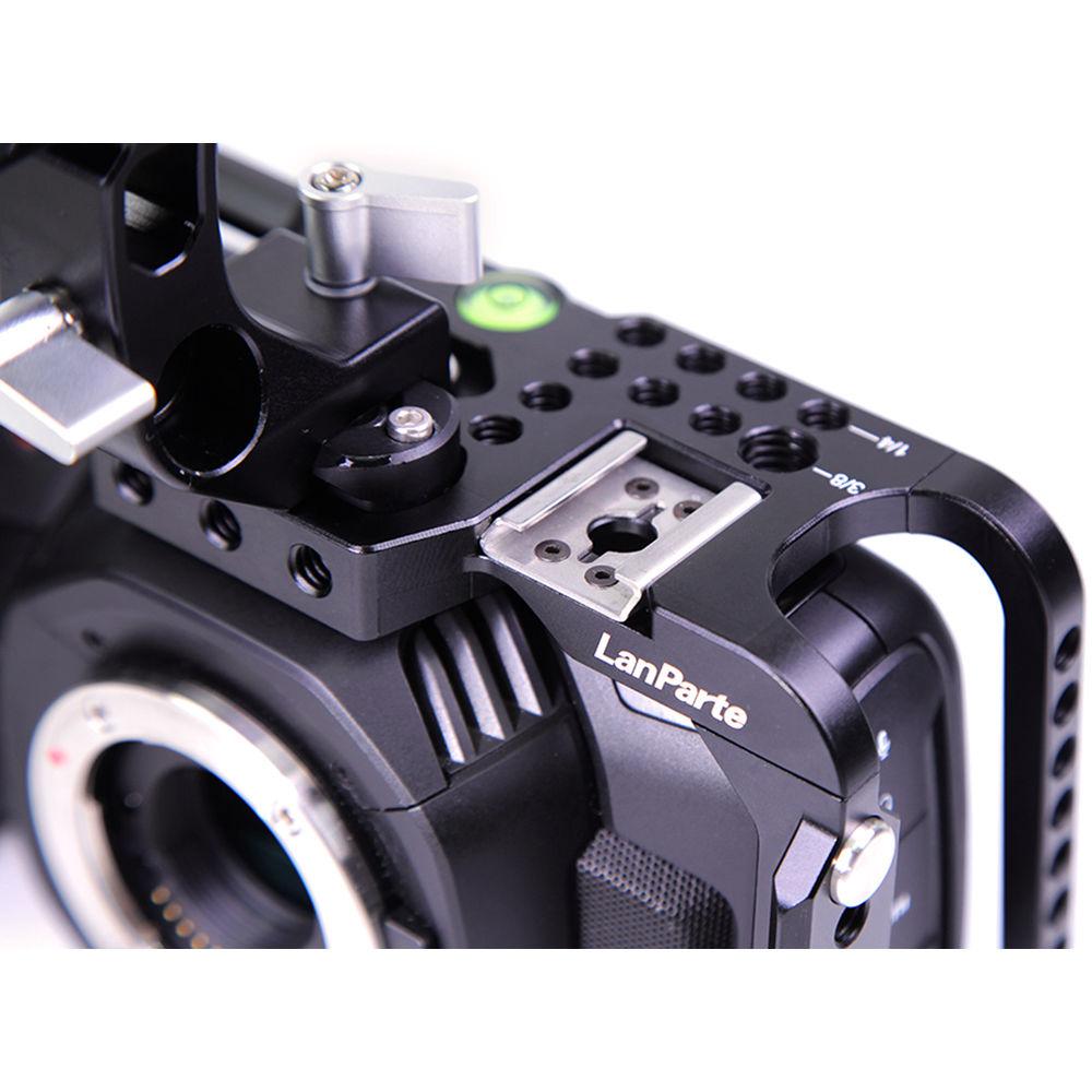 LanParte BMPCC4K Blackmagic Design Pocket Cinema Camera 4K Full Cage with Free Samsung SSD-T5 Clamp