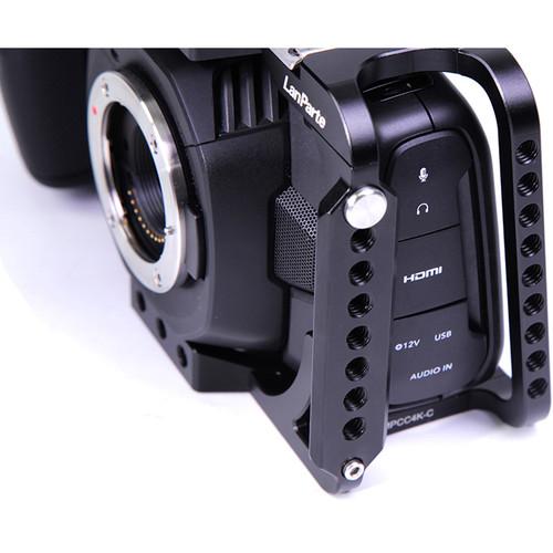 LanParte BMPCC4K Blackmagic Design Pocket Cinema Camera 4K Full Cage with Free Samsung SSD-T5 Clamp