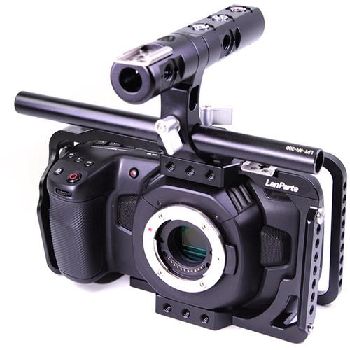 LanParte BMPCC4K Blackmagic Design Pocket Cinema Camera 4K Full Cage with Free Samsung SSD-T5 Clamp