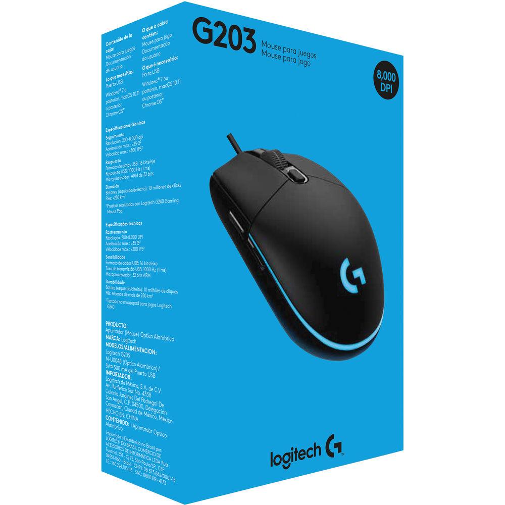 Logitech G203 Prodigy Wired Mouse