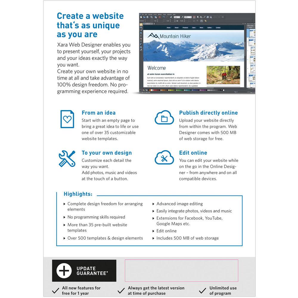 MAGIX Entertainment Xara Web Designer - ESD Volume 100