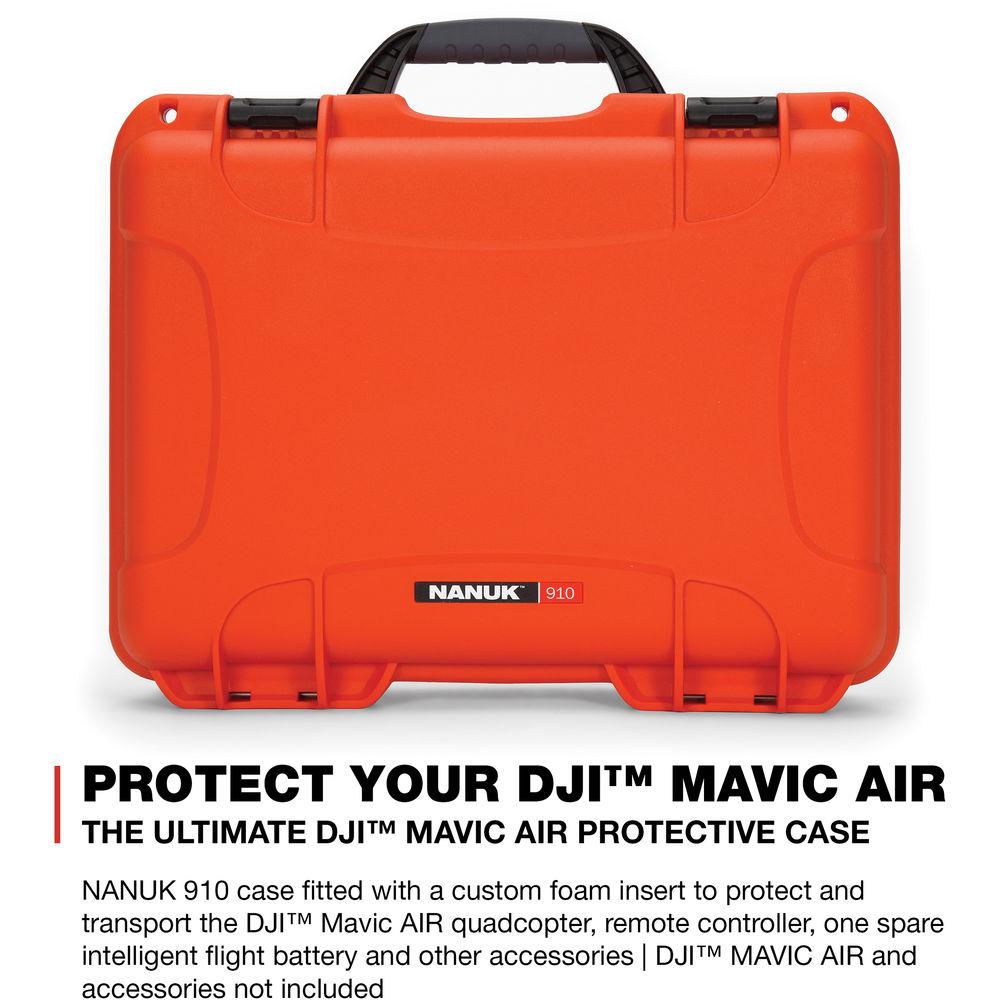 Nanuk 910 Waterproof Hard Case with Insert for DJI Mavic Air