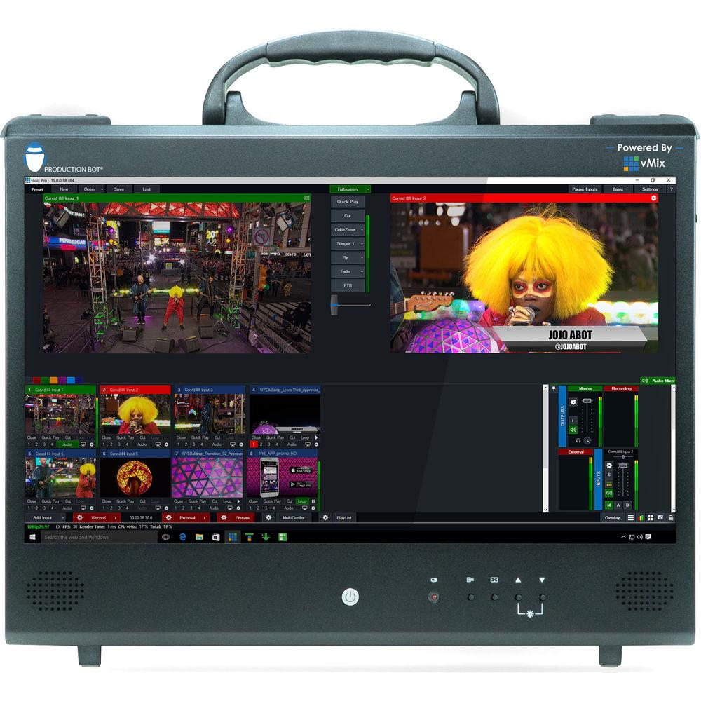 PRODUCTION BOT Switch 4 Portable Live Production Switcher, PRODUCTION, BOT, Switch, 4, Portable, Live, Production, Switcher