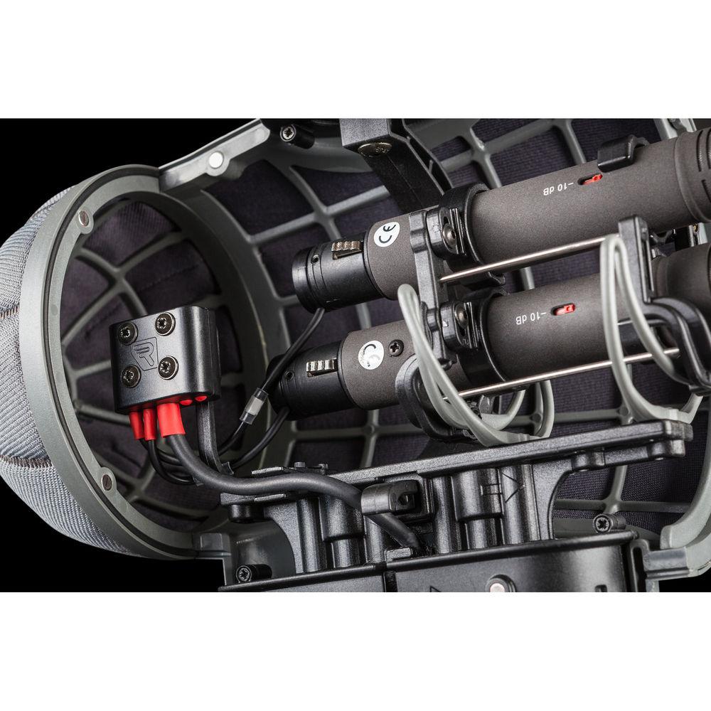 Rycote Stereo Cyclone MS Kit 6 Windshield System for Neumann KM 120 and KM 140