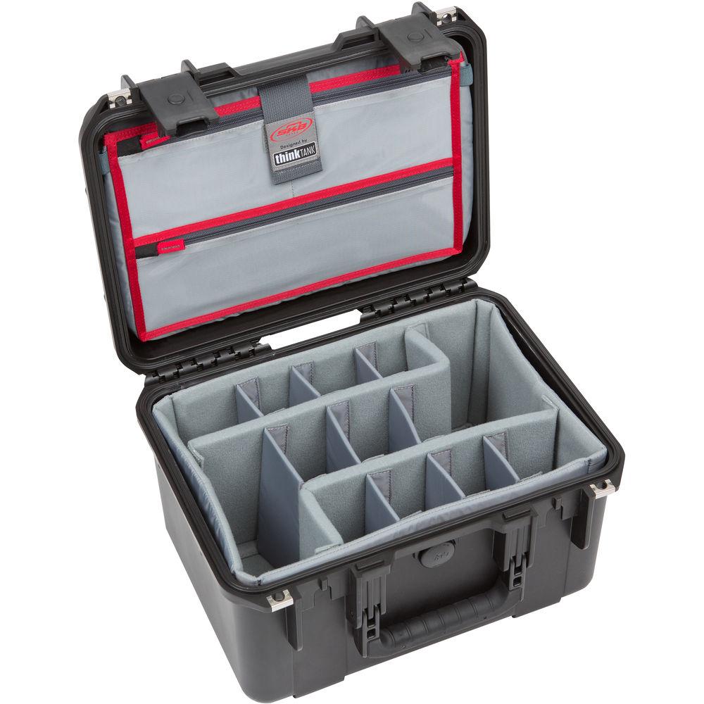 SKB iSeries 1510-9 Waterproof Utility Case with Foam Dividers and Lid Organizer