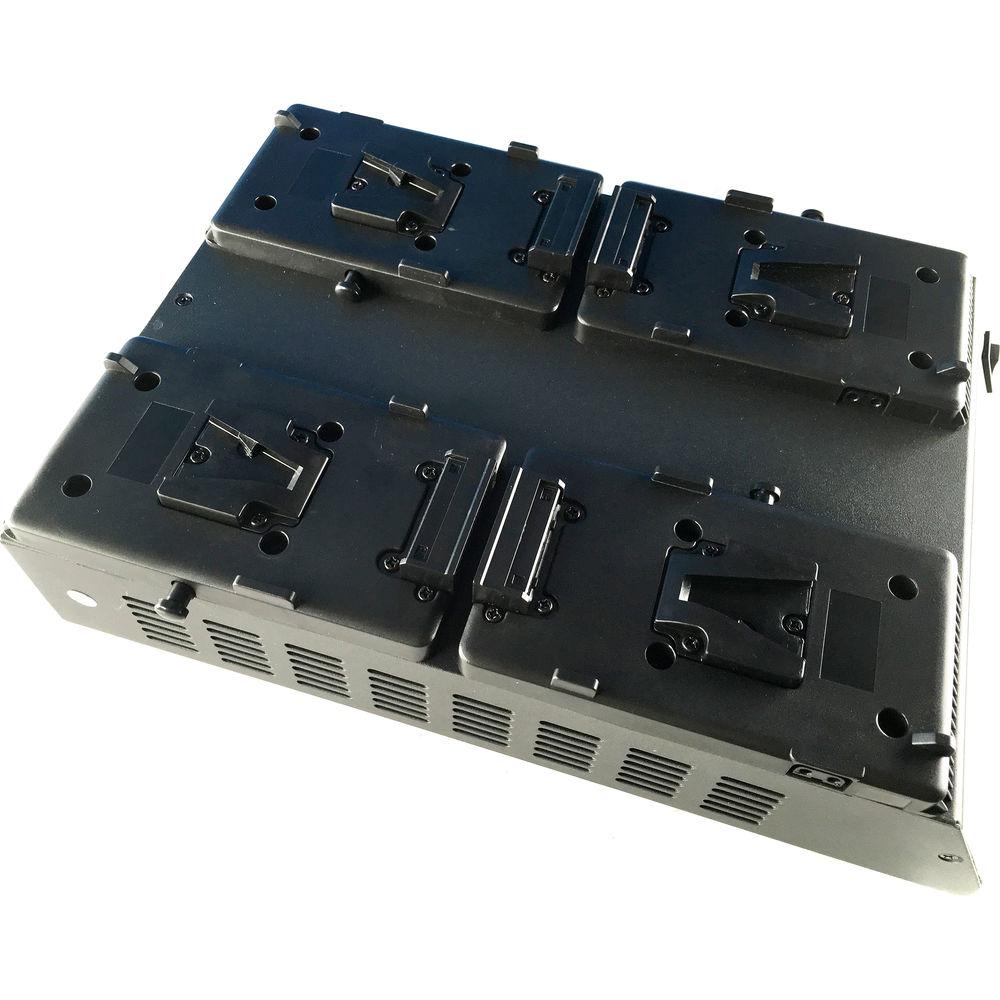 StarryMega 4-Bay Simultaneous Charger for V-Mount Batteries