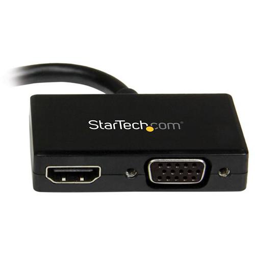 StarTech 2-in-1 Mini DisplayPort to HDMI VGA Travel Adapter Converter