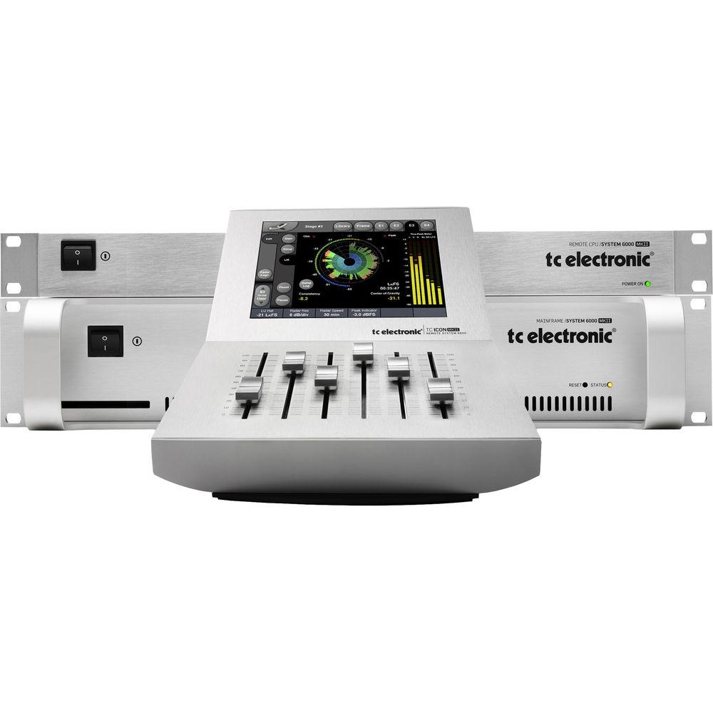 TC Electronic System 6000 Mainframe MK II for Broadcast Production with TC Icon MK II Controller & Remote