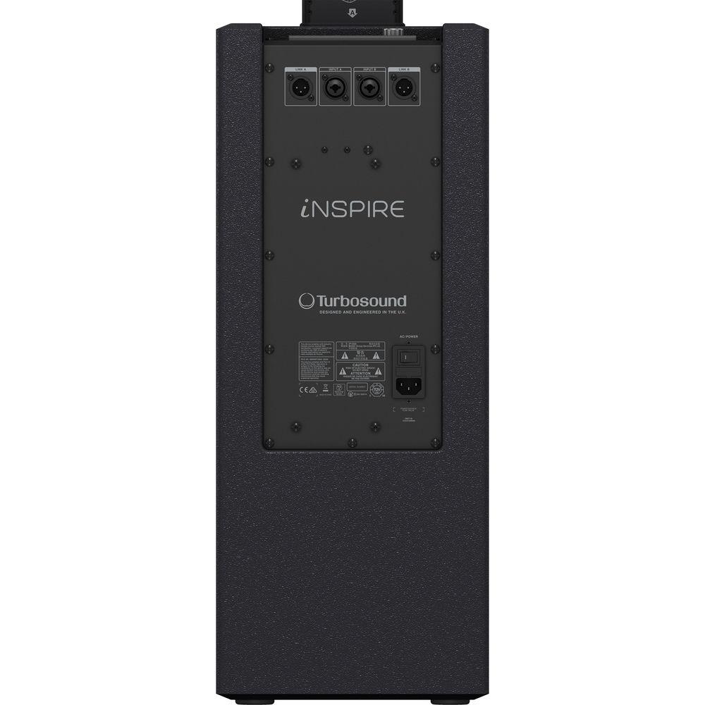 Turbosound iNSPIRE iP1000 V2 - Powered Column Loudspeaker with Dual 8" Subwoofer
