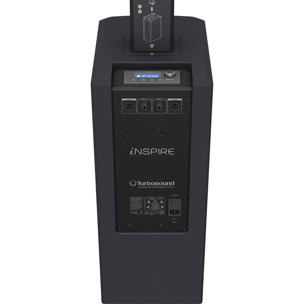 Turbosound iNSPIRE iP1000 V2 - Powered Column Loudspeaker with Dual 8" Subwoofer