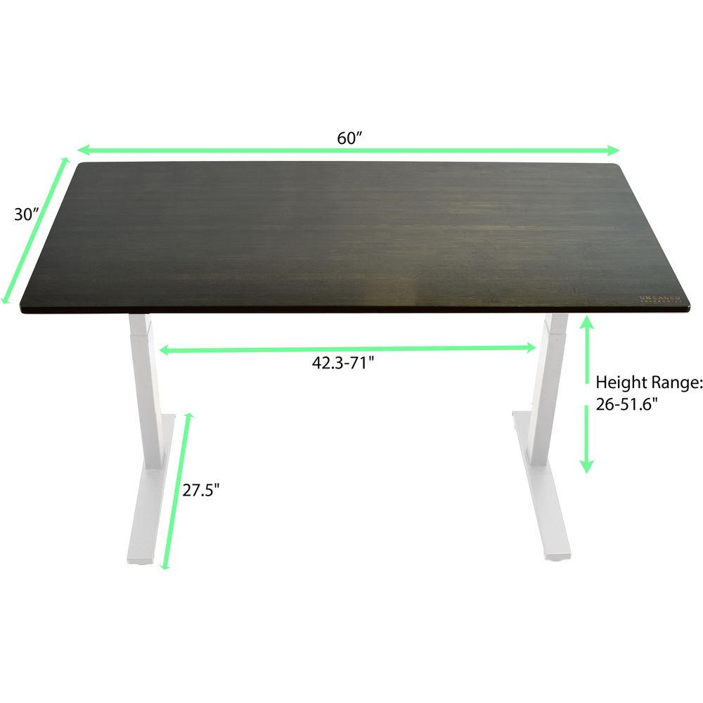 Uncaged Ergonomics 60x30" Bamboo Electric Standing Desk