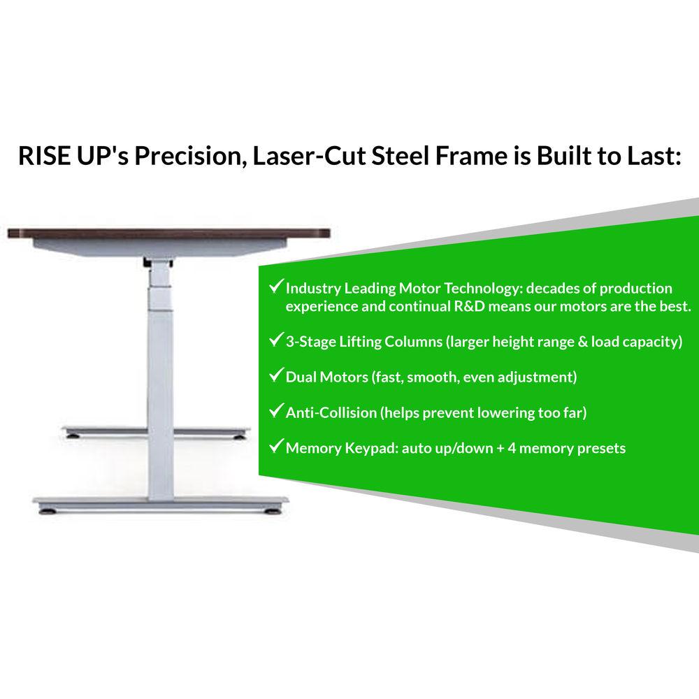 Uncaged Ergonomics 60x30" Bamboo Electric Standing Desk