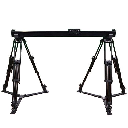 VariZoom VariSlider VSM1 Camera Slider with Two Tripods and Pair of Tripod Mounts