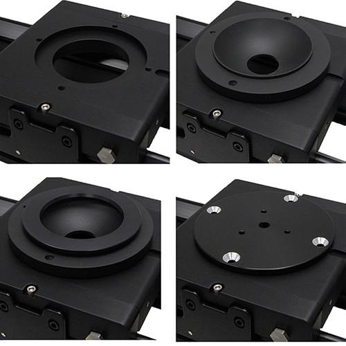 VariZoom VariSlider VSM1 Camera Slider with Two Tripods and Pair of Tripod Mounts