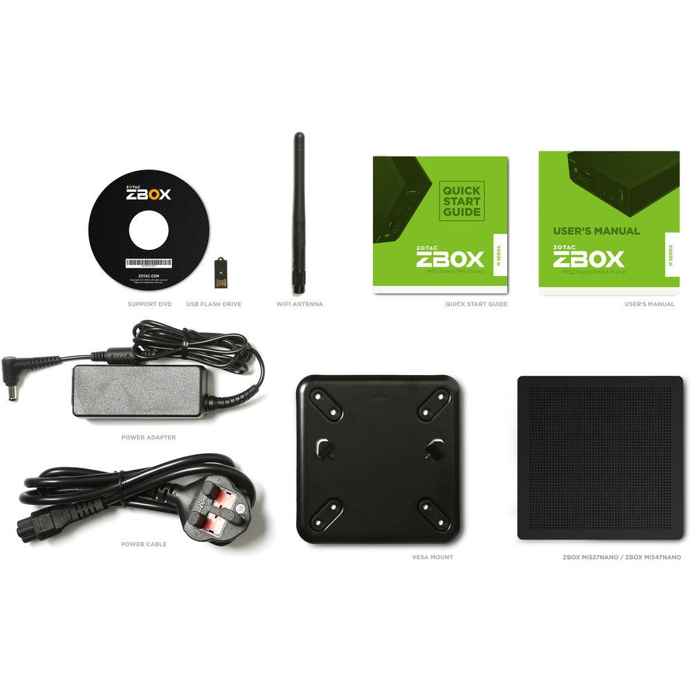ZOTAC ZBOX MI527 nano Mini Desktop Computer