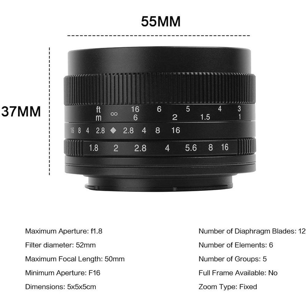 7artisans Photoelectric 50mm f 1.8 Lens for Sony E