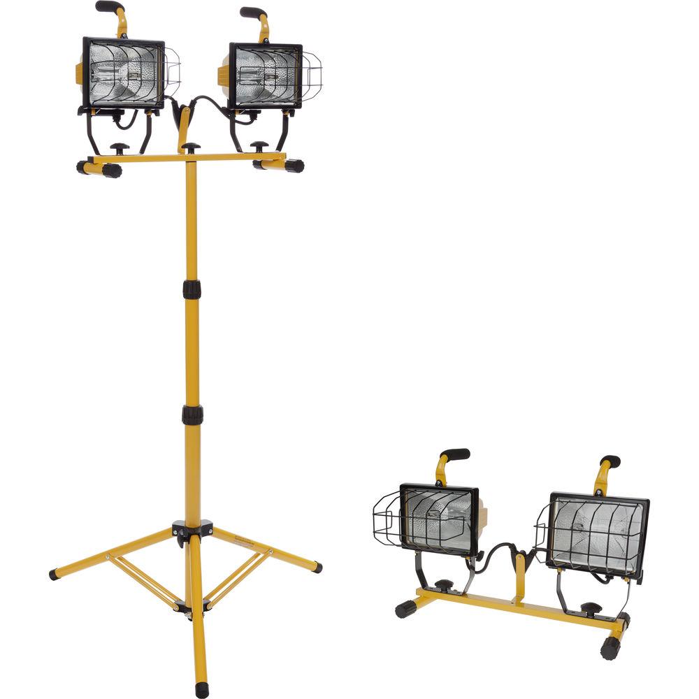 Bayco Products 1000-Watt Dual-Fixture Work Light with 6