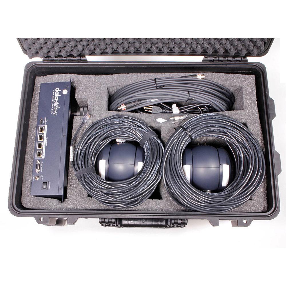 Datavideo 2-PTZ Camera and HDBaseT Switcher Kit