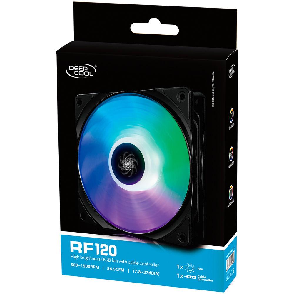 Deepcool RF 120 RGB LED 120mm PWM Fan