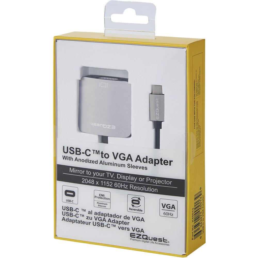 EZQuest USB Type-C to VGA Adapter Cable