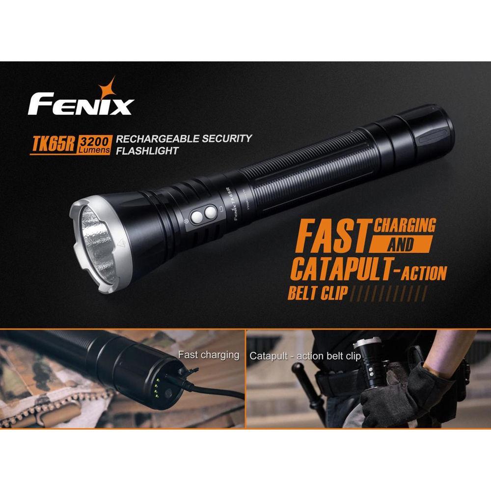 Fenix Flashlight TK65R Rechargeable Security Flashlight