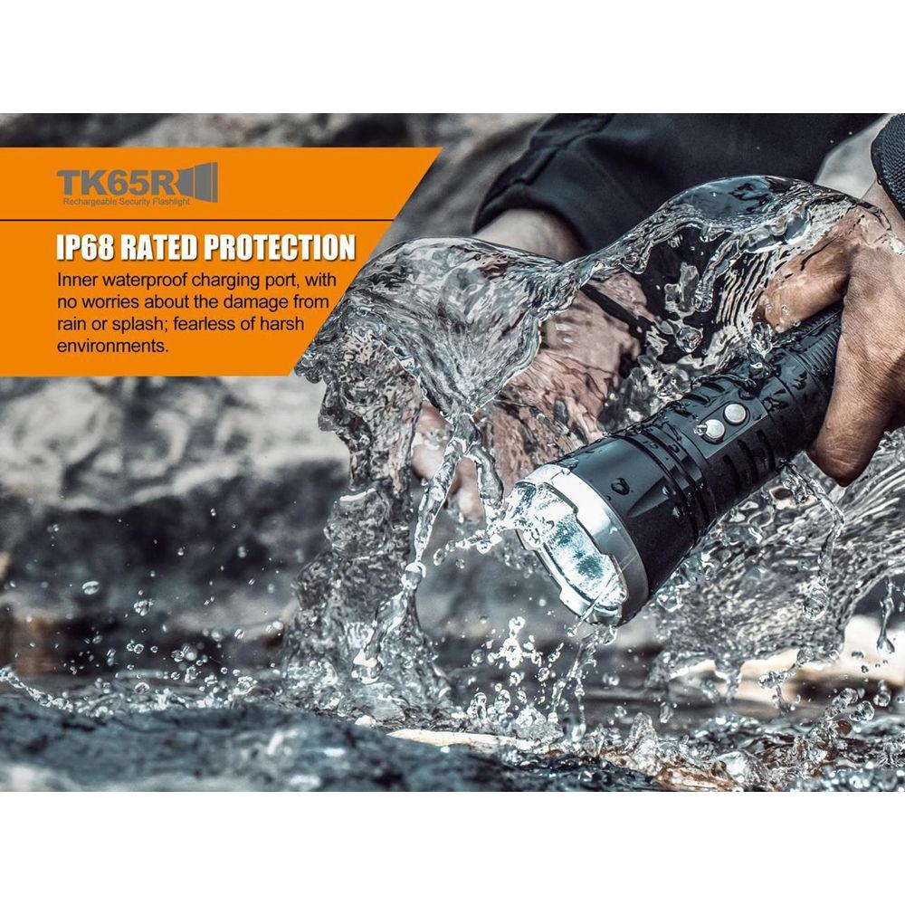 Fenix Flashlight TK65R Rechargeable Security Flashlight