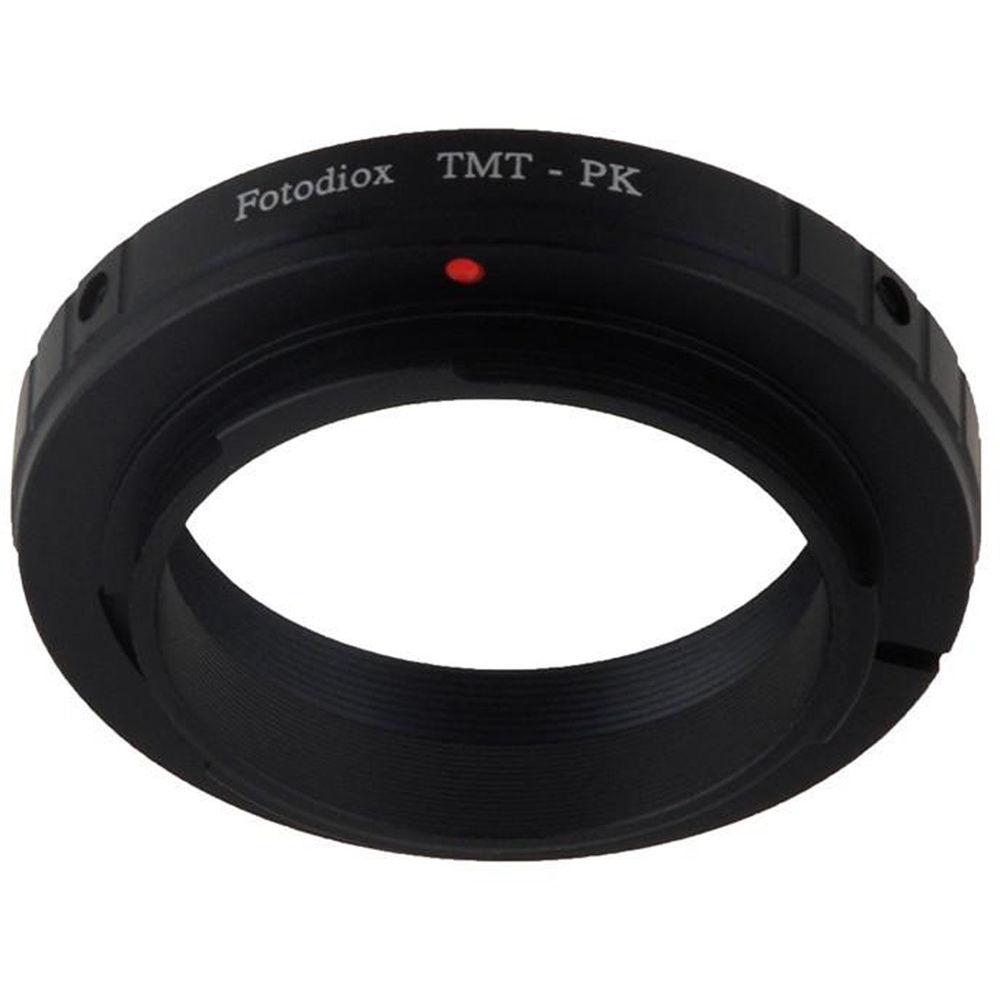 FotodioX Lens Mount Adapter for T-Mount T T-2 Screw Mount SLR Lens to Pentax K Mount SLR Camera Body