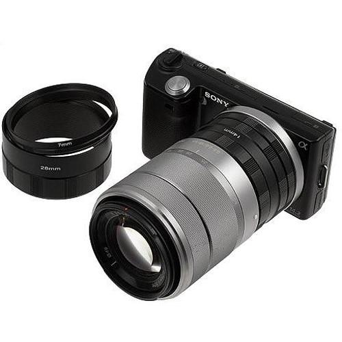 FotodioX Macro Extension Tube Set for Sony Alpha E-Mount Cameras: for Extreme Close-Up Photography
