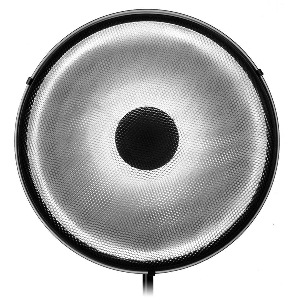 FotodioX Pro Beauty Dish Kit with 50-Degree Honeycomb Grid Speedotron Brown and Black Line Flash Heads