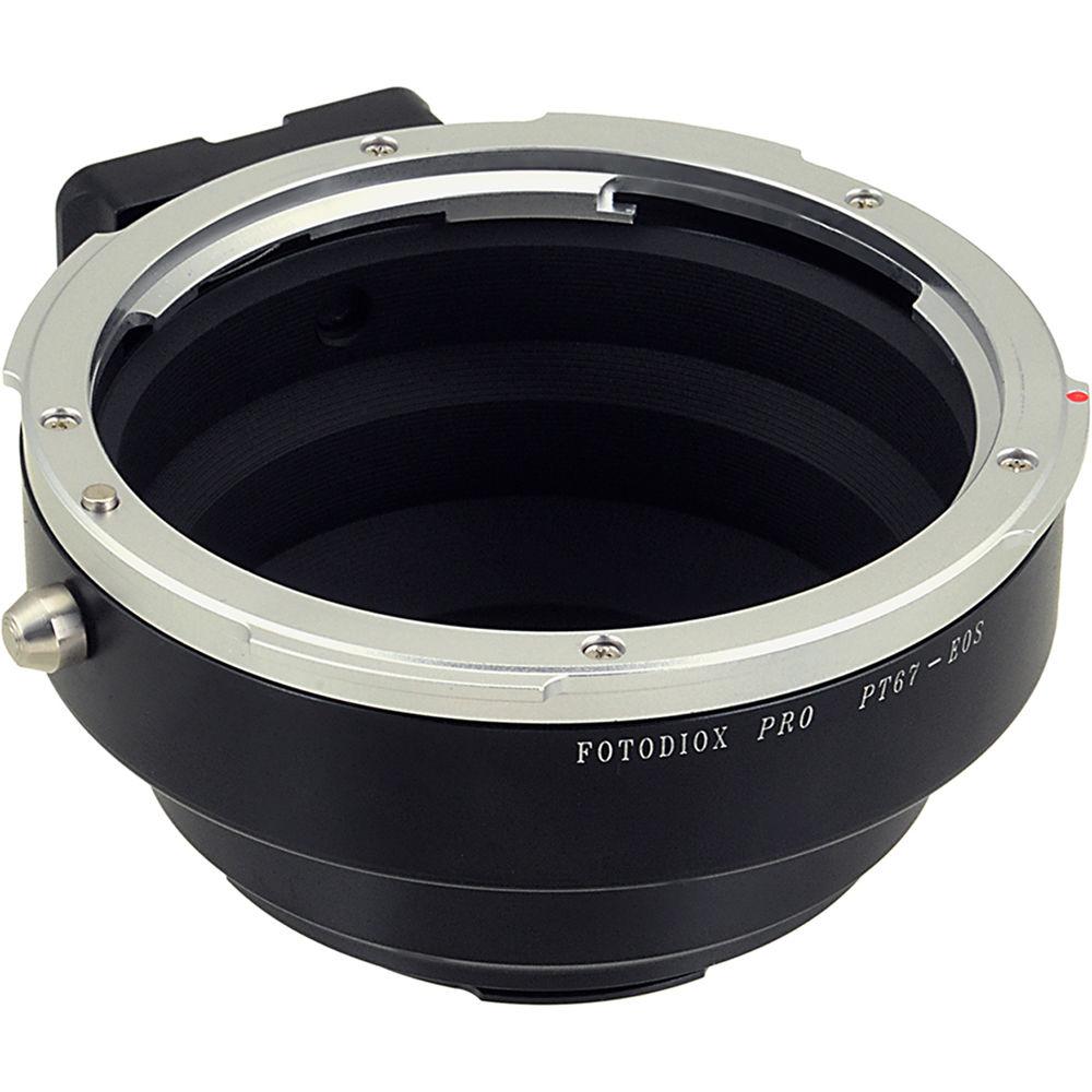 FotodioX Pro Lens Mount Adapter with Generation v10 Focus Confirmation Chip for Pentax 6x7 Mount Lens to Canon EF or EF-S Mount Camera