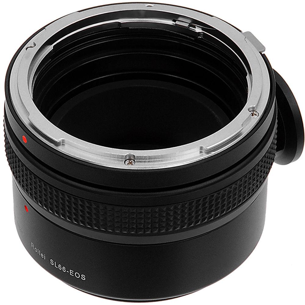 FotodioX Pro Lens Mount Adapter with Generation v10 Focus Confirmation Chip for Rolleiflex SL66-Mount Lens to Canon EF or EF-S Mount Camera