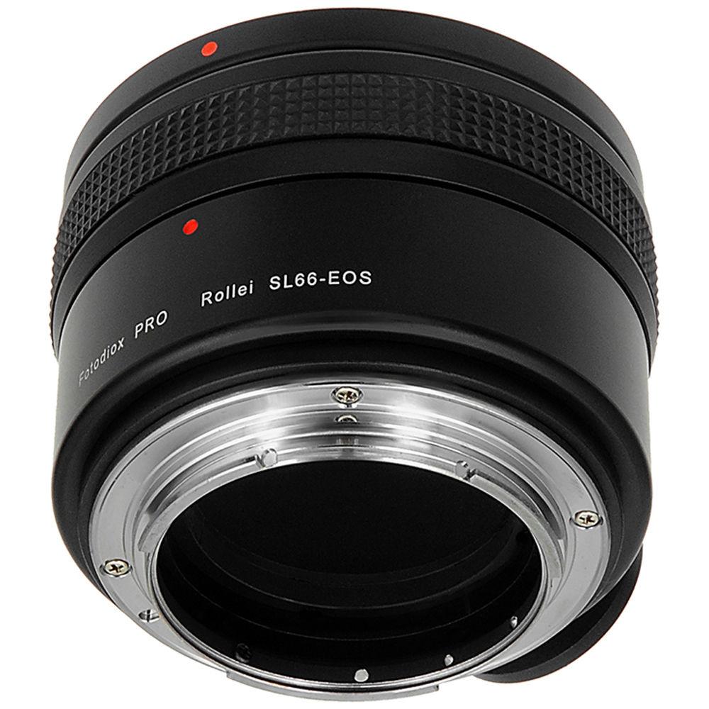 FotodioX Pro Lens Mount Adapter with Generation v10 Focus Confirmation Chip for Rolleiflex SL66-Mount Lens to Canon EF or EF-S Mount Camera