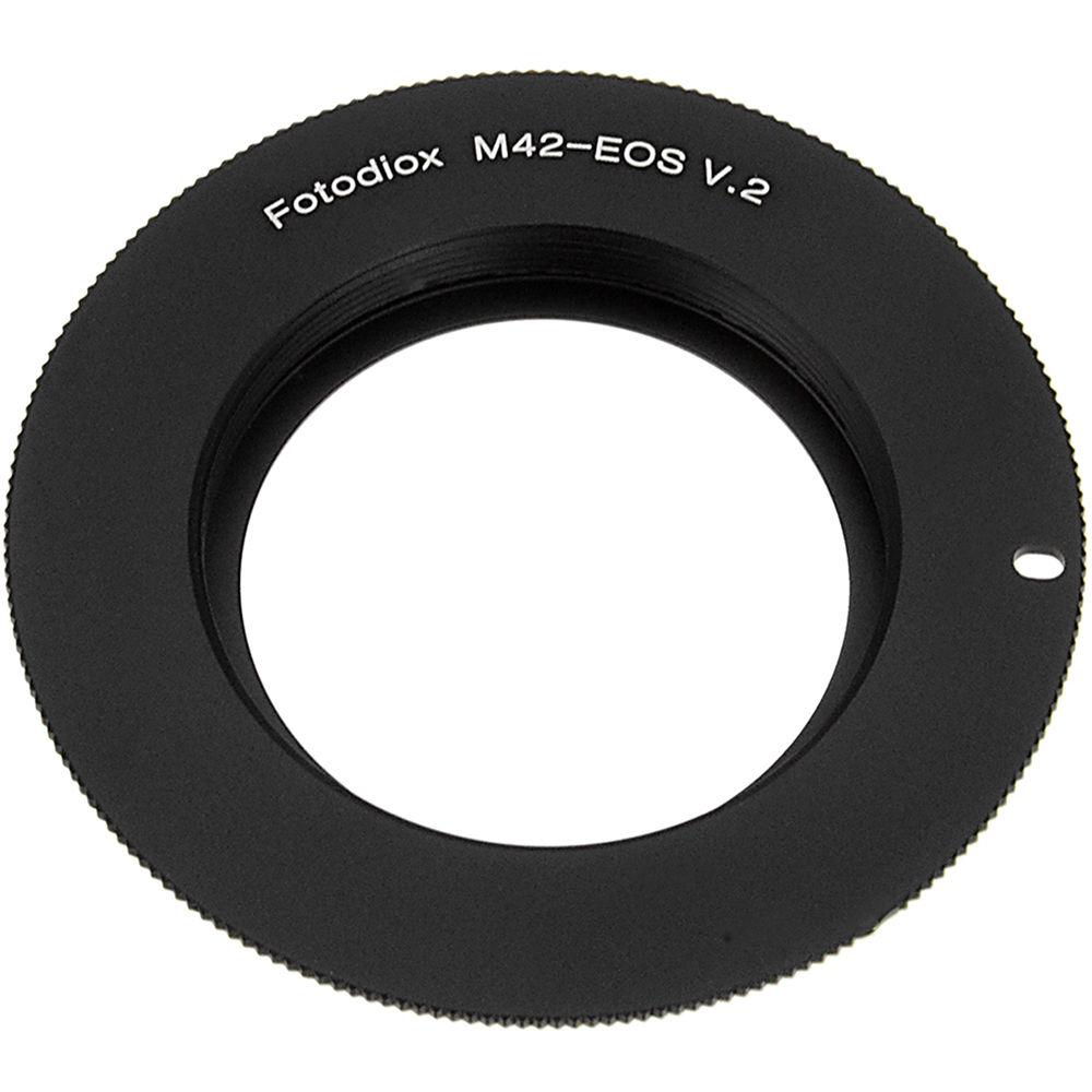 FotodioX Type 2 Lens Mount Adapter with Generation v10 Focus Confirmation Chip for M42-Mount Lens to Canon EF or EF-S Mount Camera