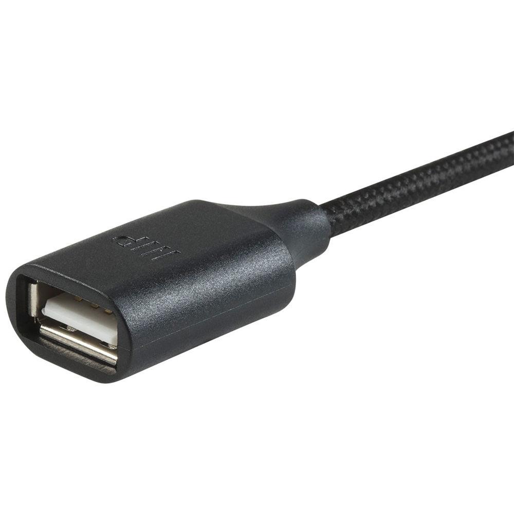 Monoprice USB 2.0 Type-C Male to USB Type-A Female Palette Series Extension Cable