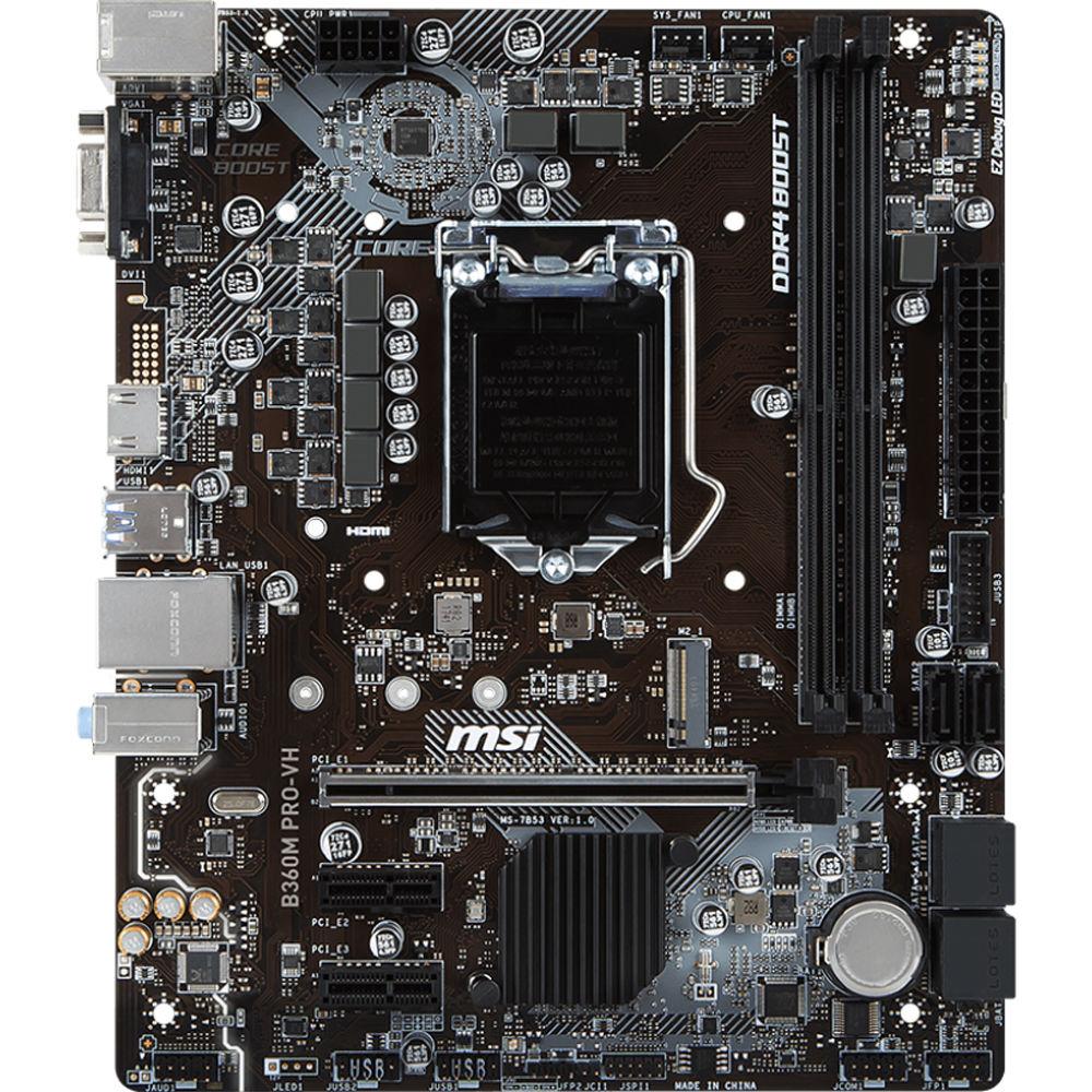 MSI B360M Pro-VH LGA 1151 Micro-ATX Motherboard
