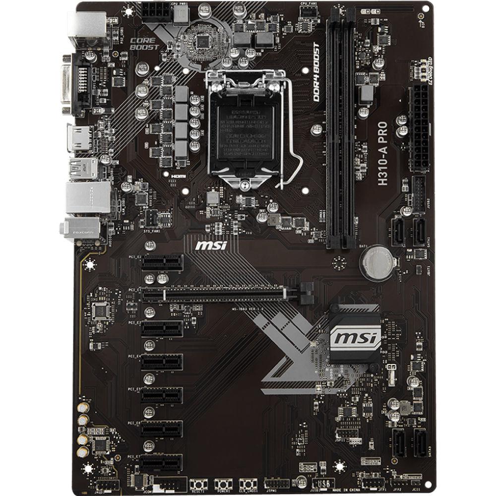 MSI H310-A Pro LGA 1151 ATX Motherboard