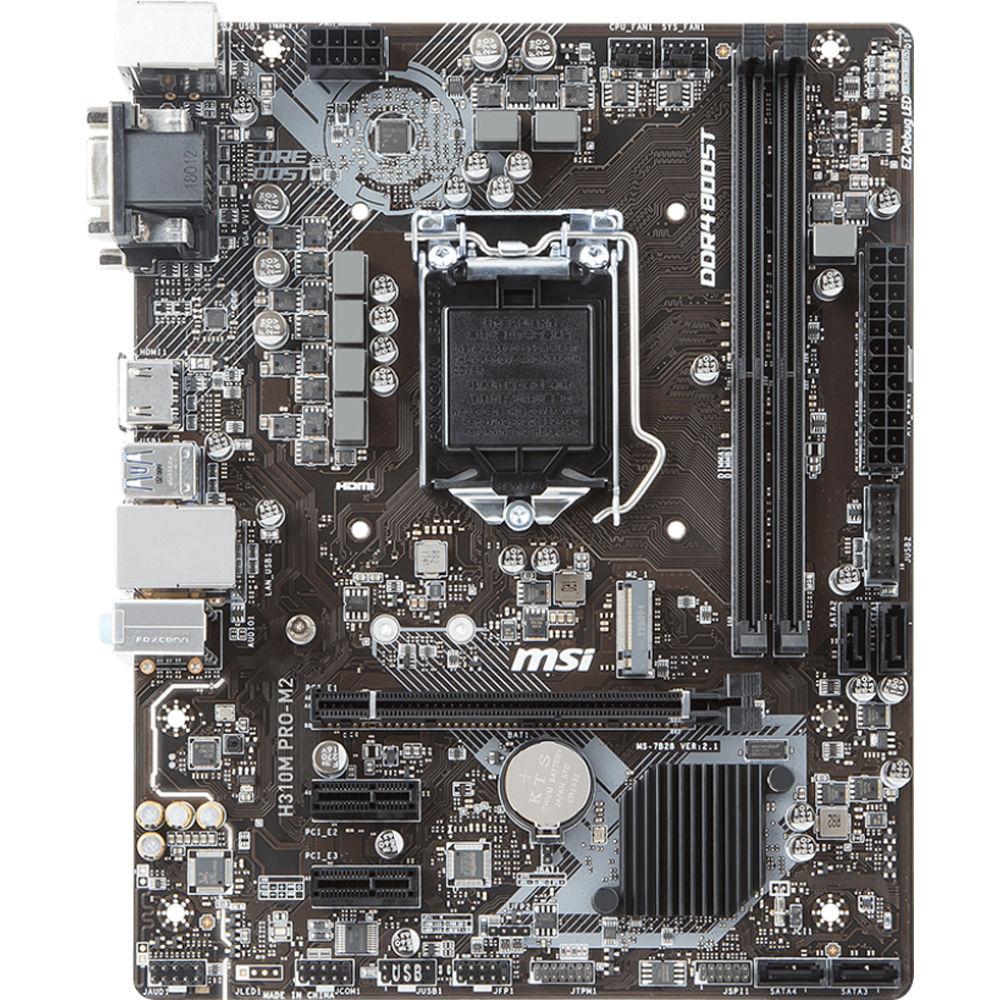 MSI H310M Pro-M2 LGA 1151 Micro-ATX Motherboard